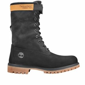 timberland gaiter boots black
